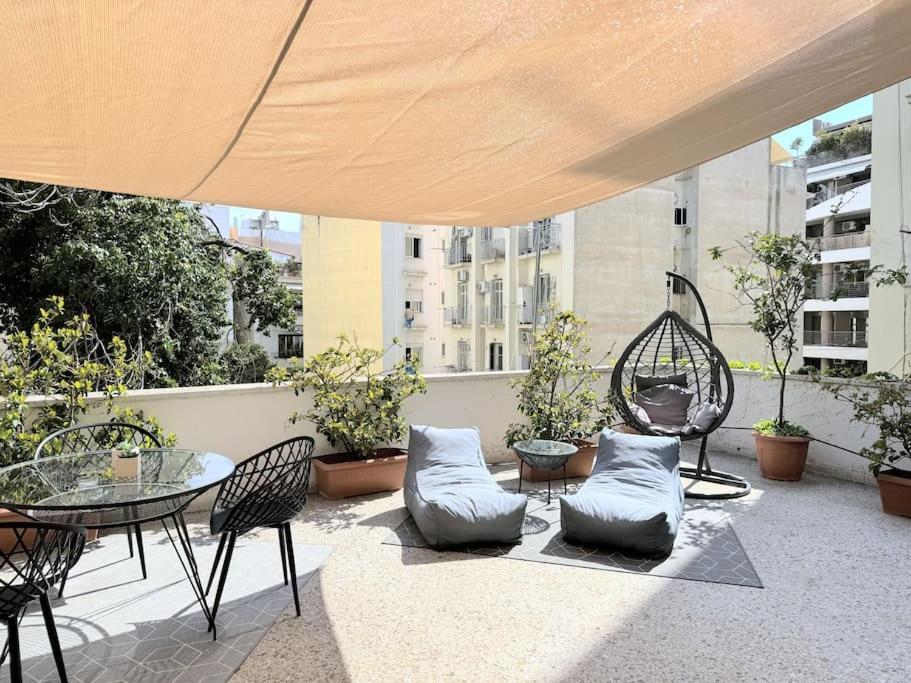 Amazing 3Bdr Apt With Unique Roof Garden In Plaka Atény Exteriér fotografie