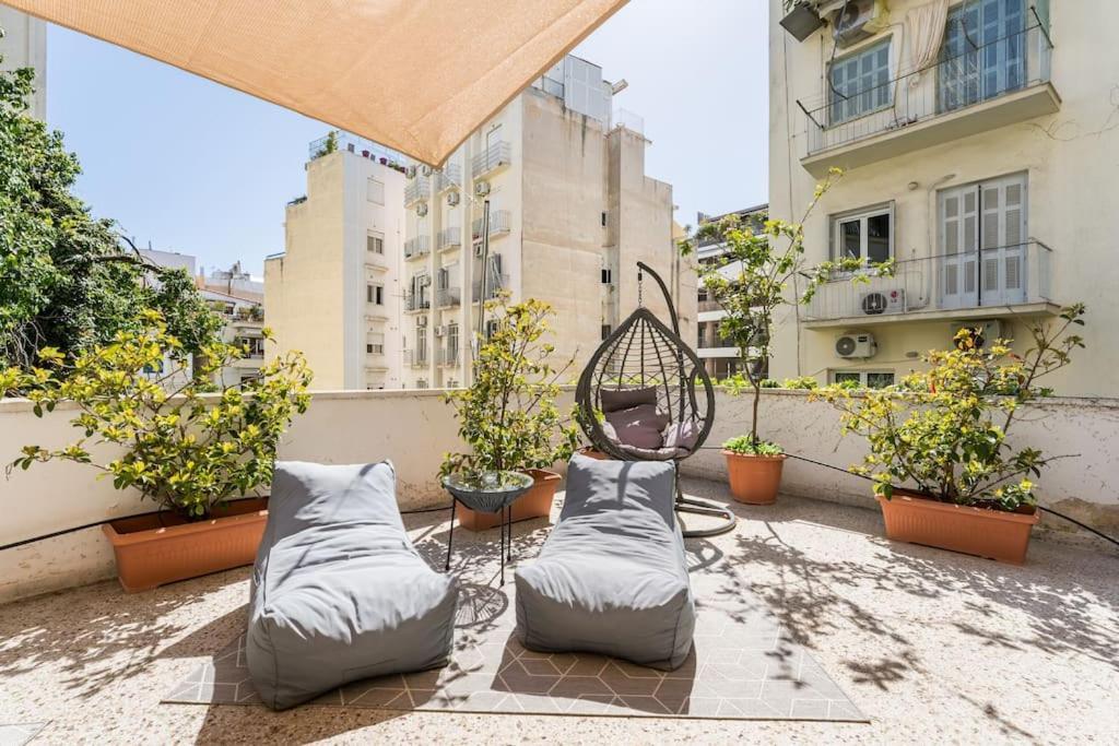 Amazing 3Bdr Apt With Unique Roof Garden In Plaka Atény Exteriér fotografie