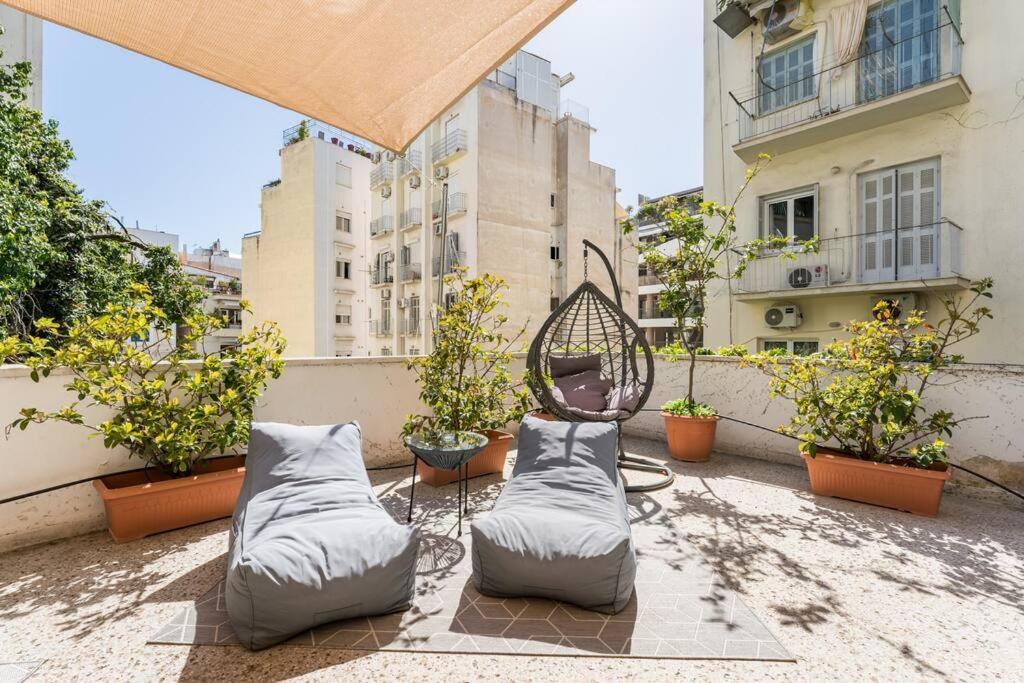 Amazing 3Bdr Apt With Unique Roof Garden In Plaka Atény Exteriér fotografie