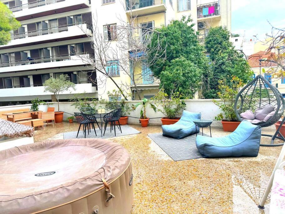 Amazing 3Bdr Apt With Unique Roof Garden In Plaka Atény Exteriér fotografie